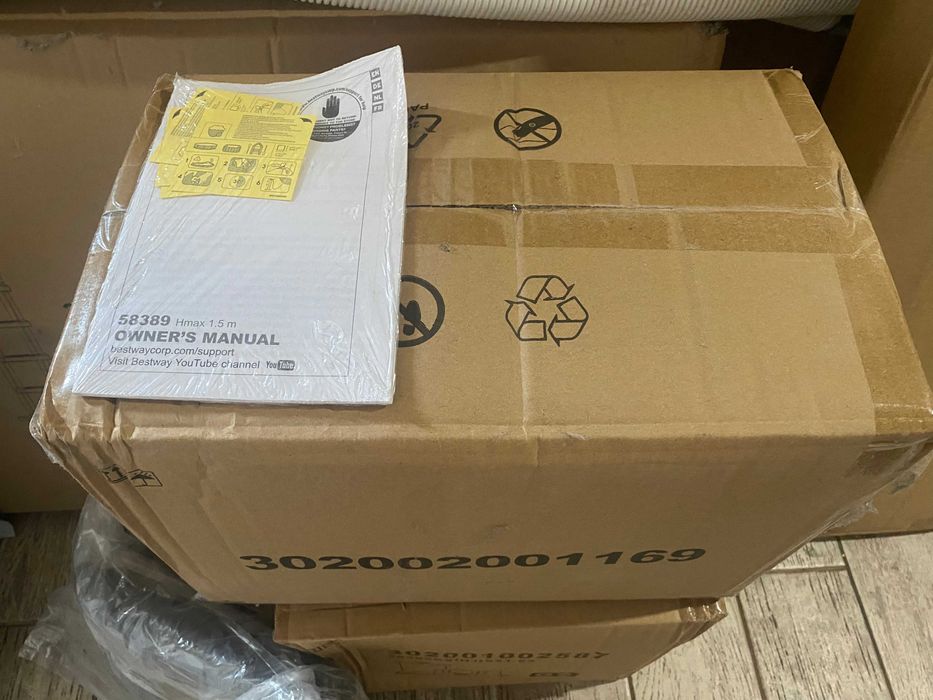 НОВ Bestway Power Steel 488x122 басейн – пълен комплект, неотварян