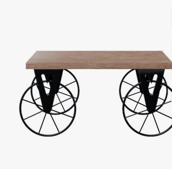 Masa de cafea rustica,deja montata