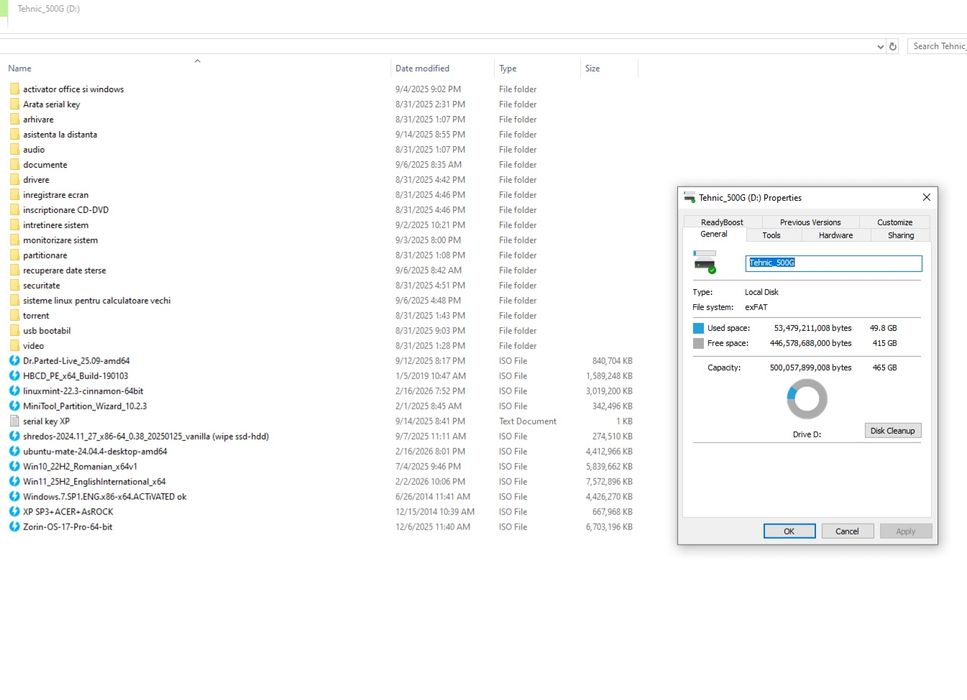Hard diskuri portabile si boot-abile (500GB) cu sisteme de operare