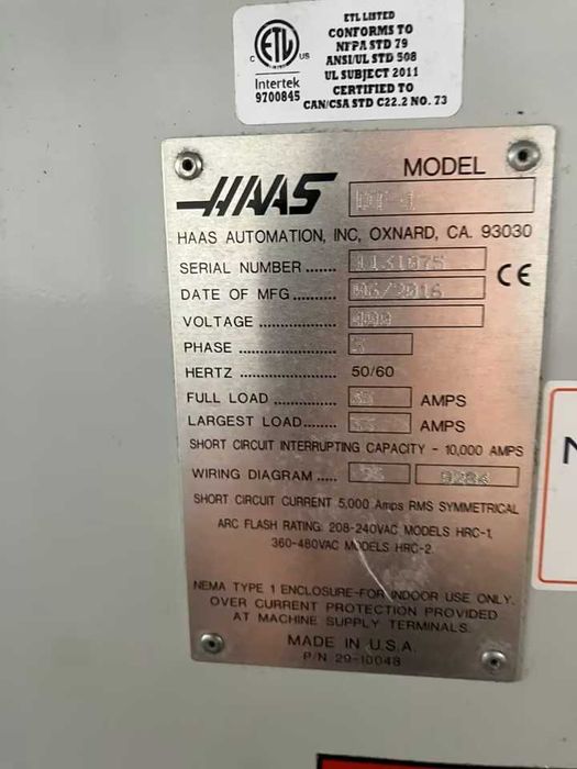 Haas DT-1 е вертикален CNC обработващ център