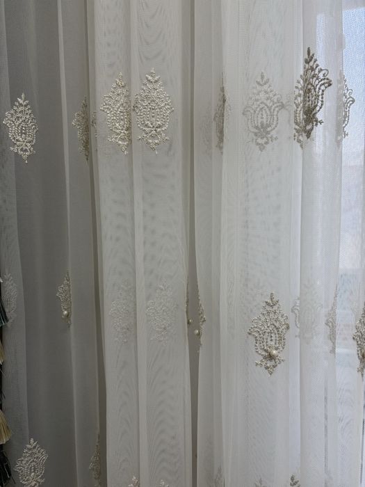 Шторы с покрывалом