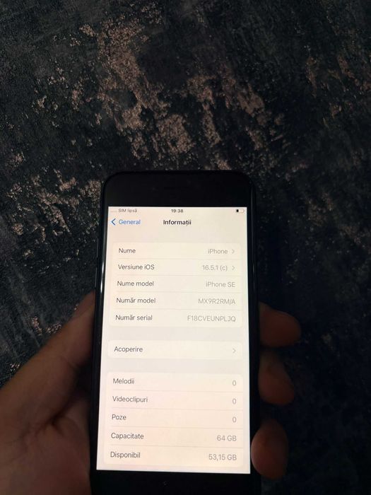 Iphone SE (2020) , 97% viata baterie!
