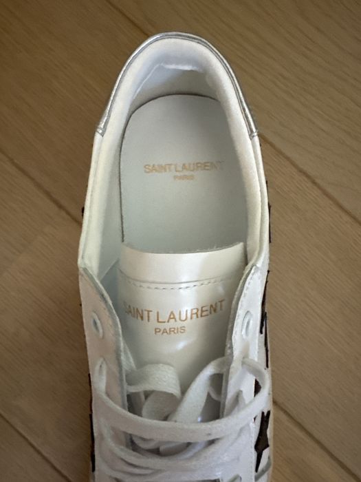 Saint Laurent белые кеды