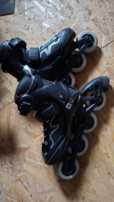 Role copii Oxelo marime reglabila 29-32 + set protecții