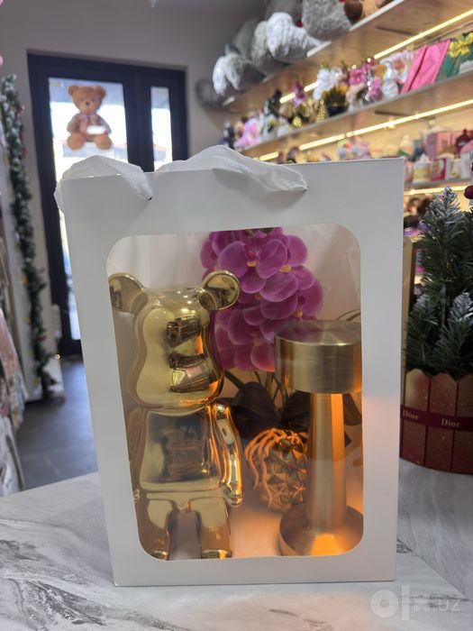 Sovgalar toplami Gold kopilka , sensor lampa, gul