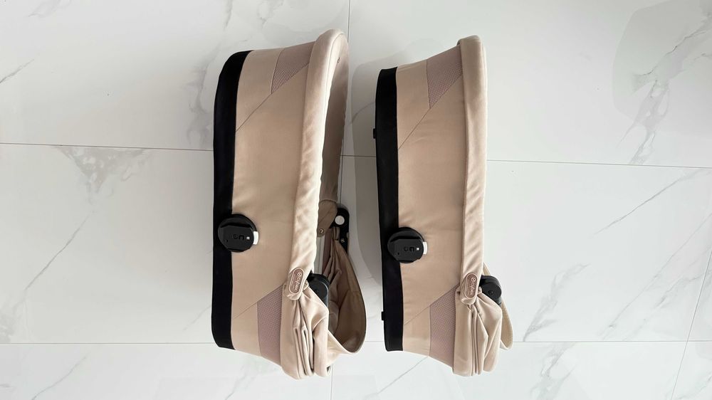 2 landouri CYBEX Gazelle S Almond Beige – Gazelle/e-Gazelle pentru gemeni