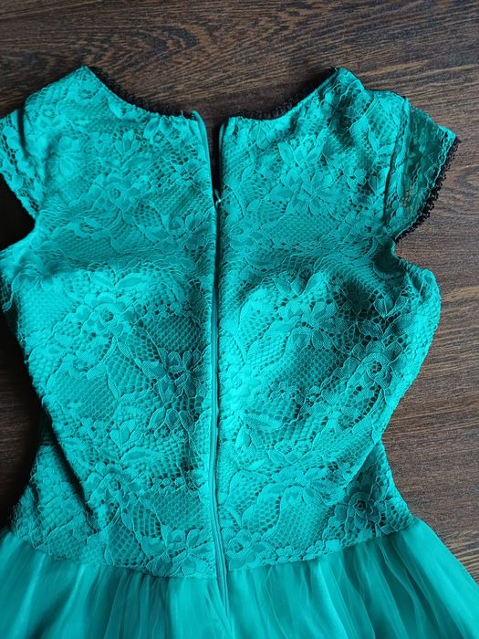 Rochie ocazie dantela si tulle