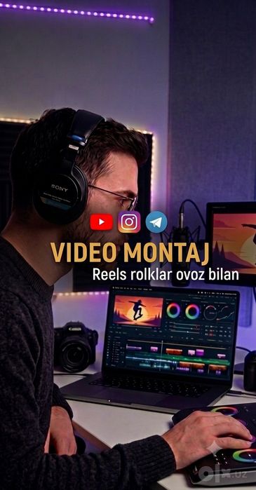 Видео монтаж рельс + мобилография