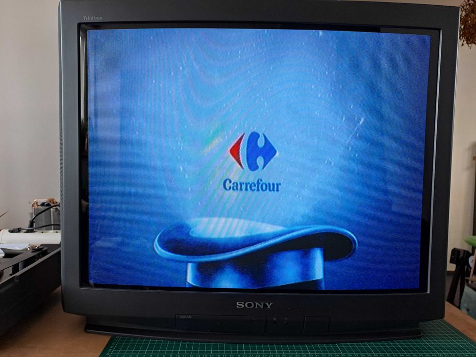 Televizor premium CRT Sony Trinitron KV-29X5K (Sasiu FE-1) , Ideal Gaming Retro / RGB SCART & Pasionati VHS, stare impecabil+telecomanda originala