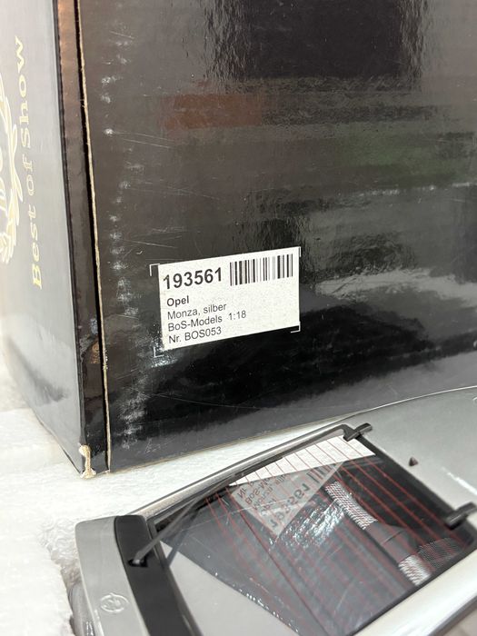 macheta Opel Monza 1:18 BoS