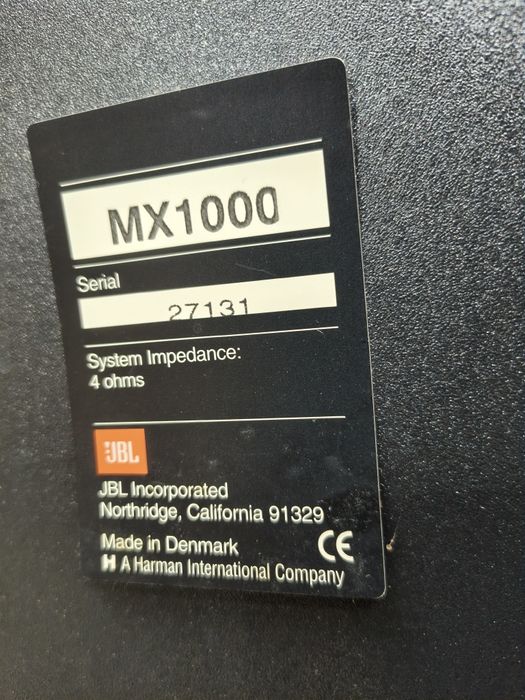 Тонколони JBL MX-1000