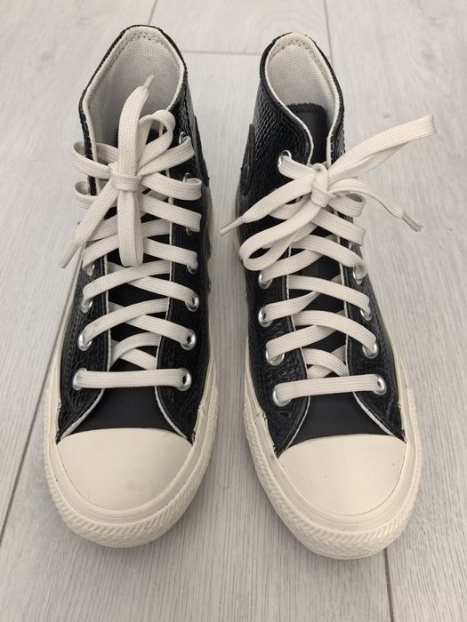 Tenisi Converse All Star inalti, marime 36, 22,5cm, purtati o singura