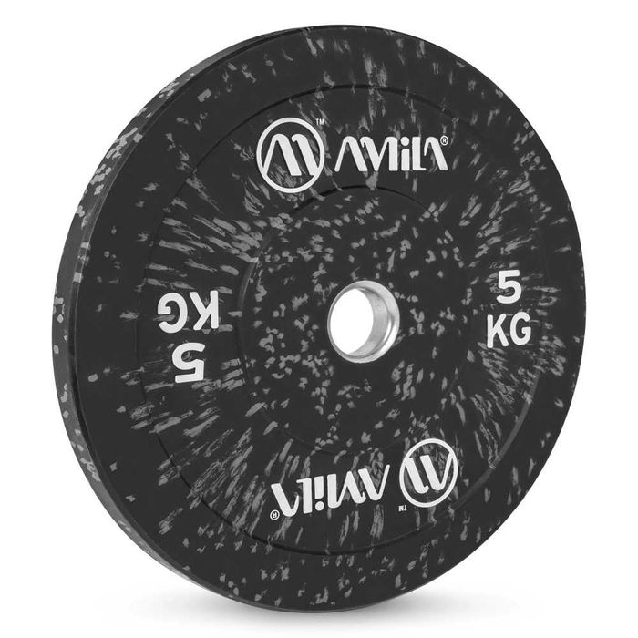 Олимпийски Дискове Сет 150 кг, Тежести 5 - 25 кг Training Bumper AMILA