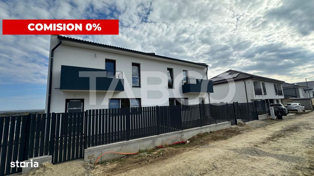 Casa de tip Duplex 4 camere Comision 0 teren liber 230 pivnita Sibiu