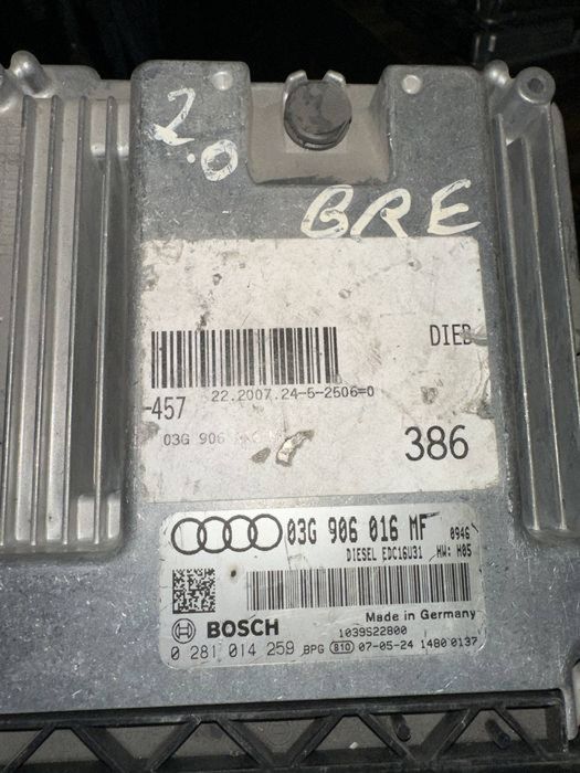 Calculator ecu motor Audi A4 B7 2.0 BLB BRE 03G 906 016 GN / MF