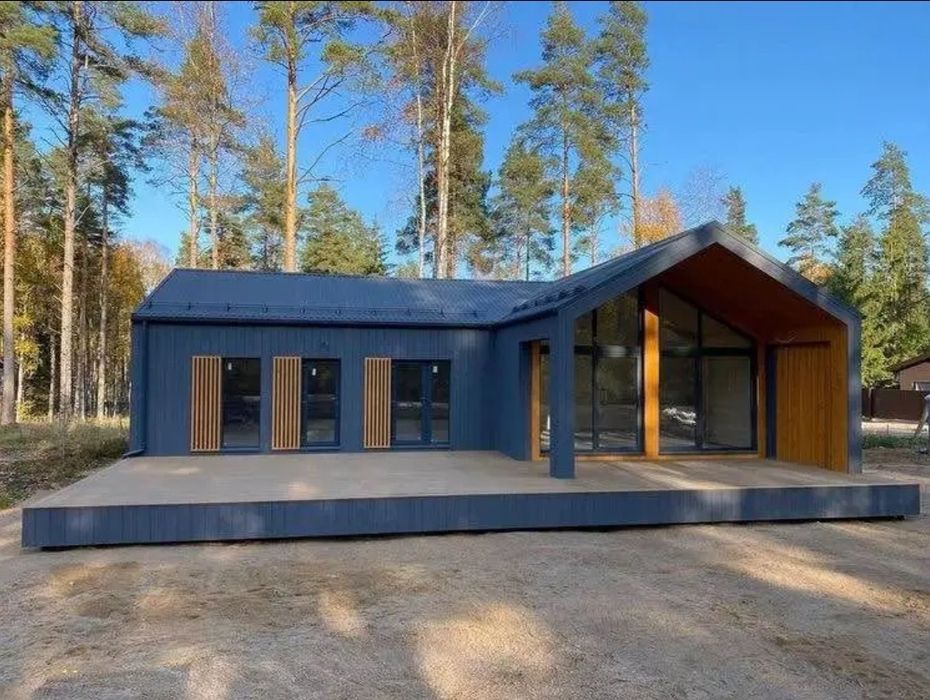 Case modulare din lemn