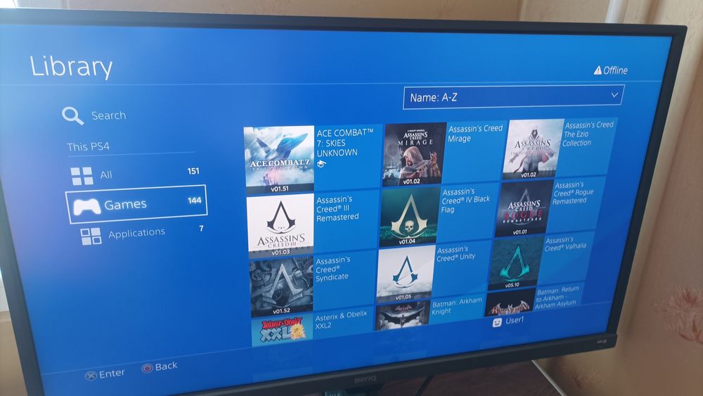 Playstation 4 pro 9.00 с 5tb външен хард диск с над 140 ААА игри