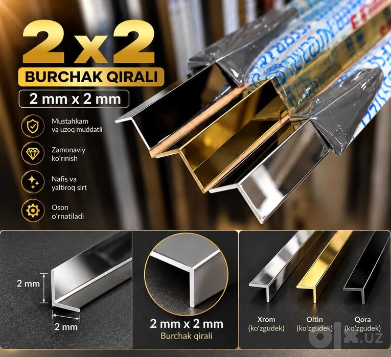 Kafel uchun burchaklar