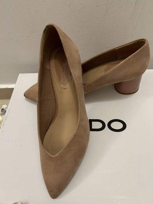 Pantofi cu toc gros Stradivarius