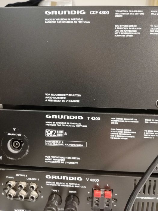 Linie Audio Grundig T4200/V4200/CCF4300 - Amplif/Deck/Tuner - RFG