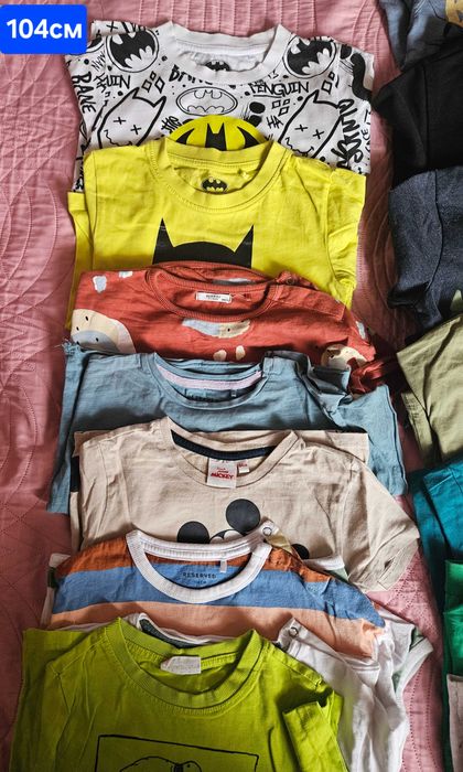 2 лота дрешки за момче, размер 104см.