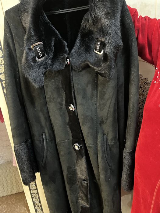 Шуба полу норковая