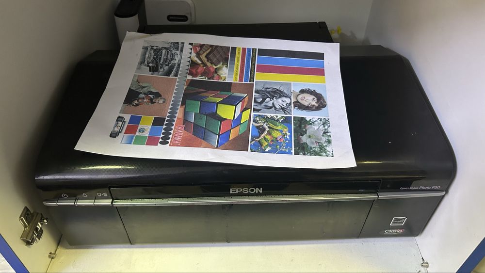 Epson p50 цветной принтер