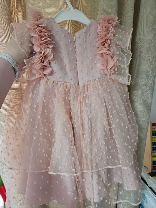 Rochie organza cu buline pe comanda