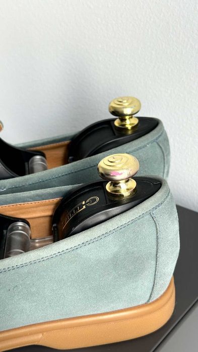 Замшевые лоферы ELEVENTY