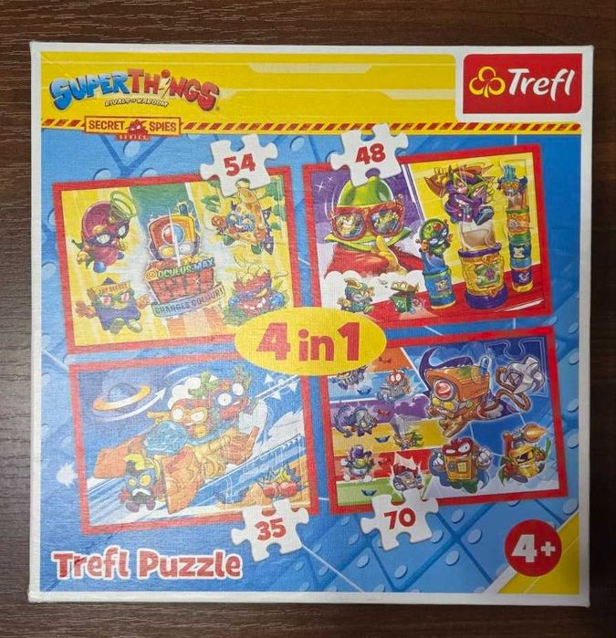 Пъзел с любимите герои от Super things