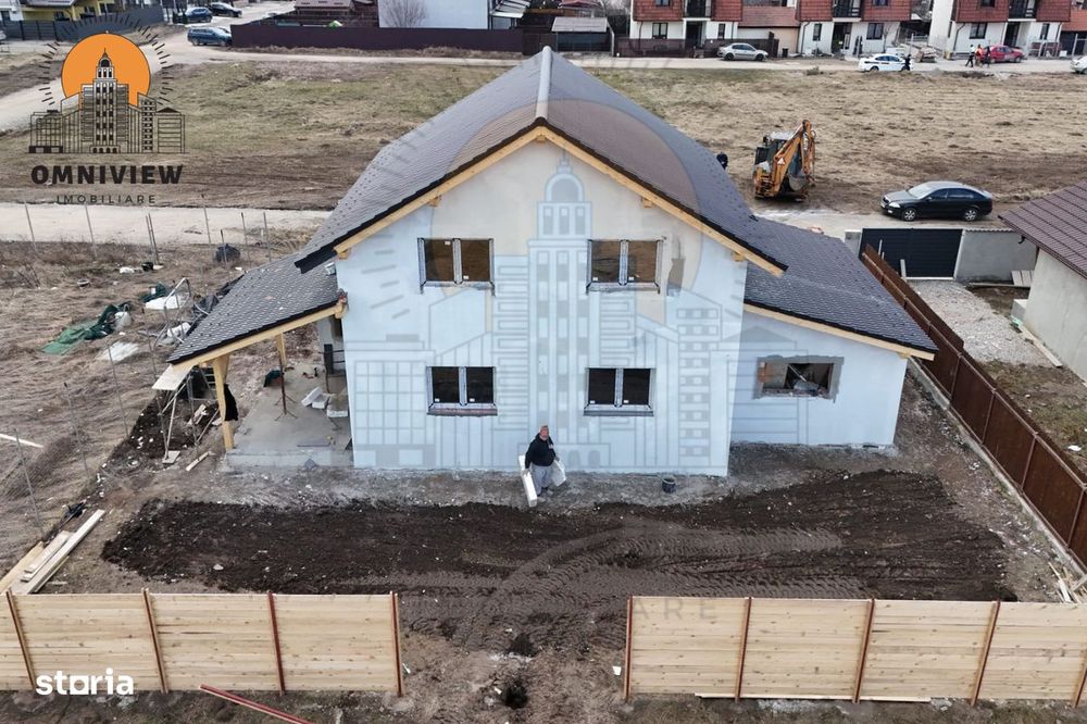 Casă nouă cu garaj, 145 mp utili, teren 500 mp–TVA inclus