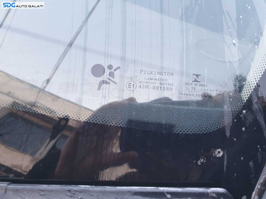 Parbriz Geam Sticla cu Locas Senzor Ploaie Lumina Fara Incalzire Renault Megane 3 2008 - 2015 [C3427]
