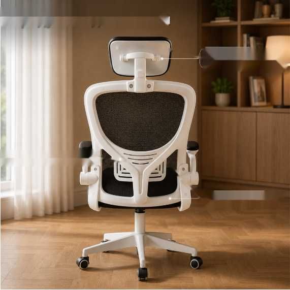 Компьютерное кресло ErgoFlex Basic, черно-белое