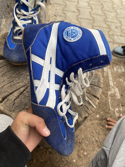 Барсовки асикс. Синий цвет.