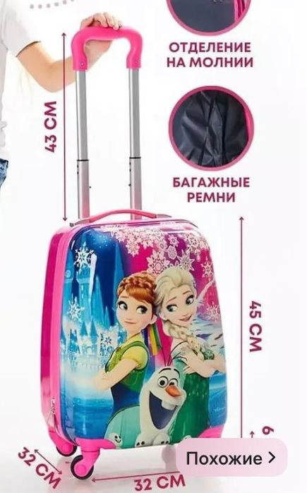 Детский чемодан с рюкзаком