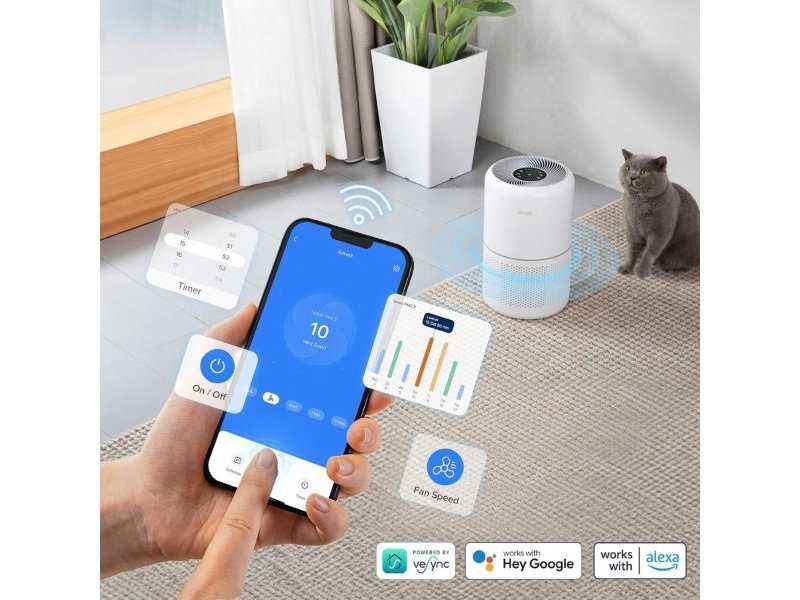 Пречиствател за Въздух Levoit Core 300S WiFi, 22 dB