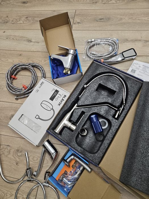 Смесители, краны, зеркало, душ