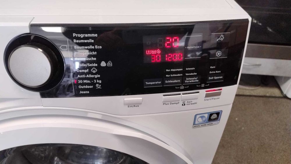 А+++ Пералня машина AEG-Аег 9 кг 1400 об/мин Autodose ProSteam®