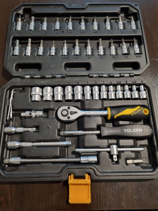 Комплект инструменти TOLSEN /1/4'', 46 части