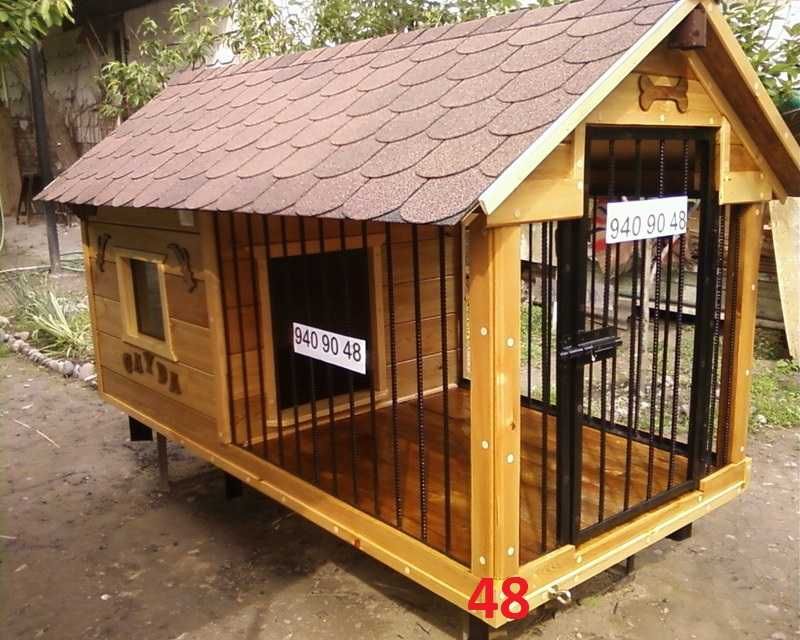 зоотовары* деревянная Будка для Собаки, вольер. Новый.