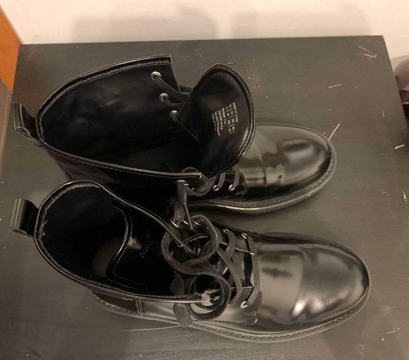 Ghete piele neagra Calvin Klein nr.44