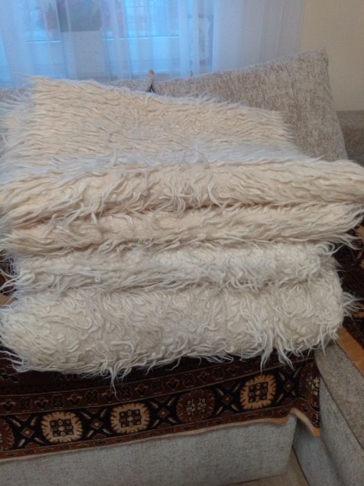 Set 4 țoluri din lână pura de oaie