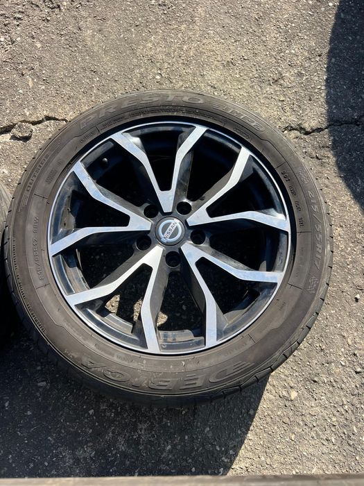 Roti Jante aluminiu 17" originale Nissan Juke Cu anvelope vara