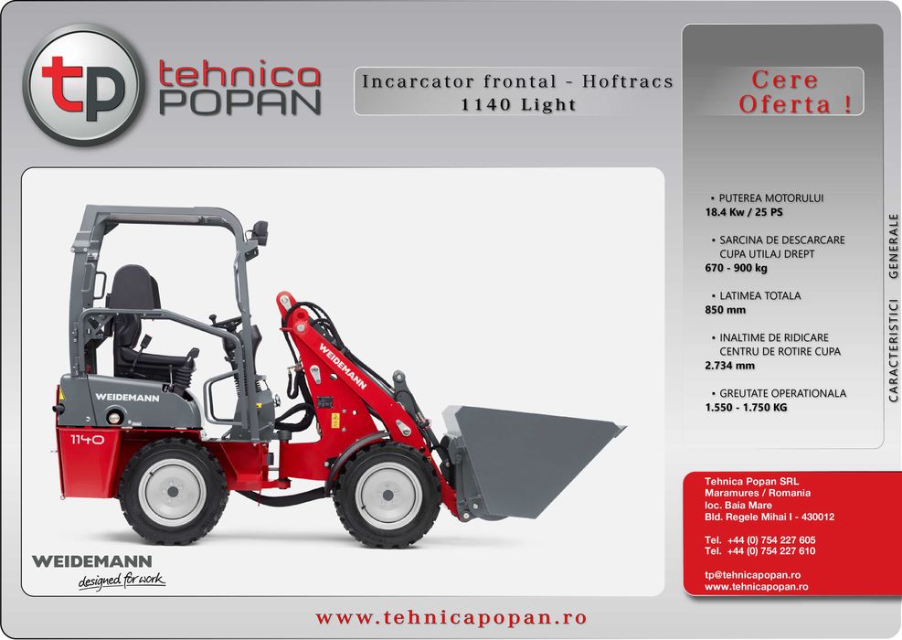 OFERTA finantare la toata gama -WEIDEMANN