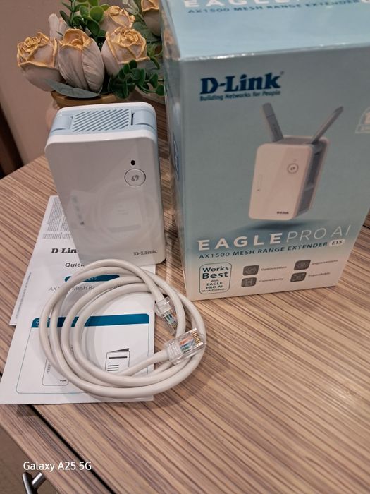 Усилвател за wifi D-LINK E15 EAGLE PRO AI AX1500