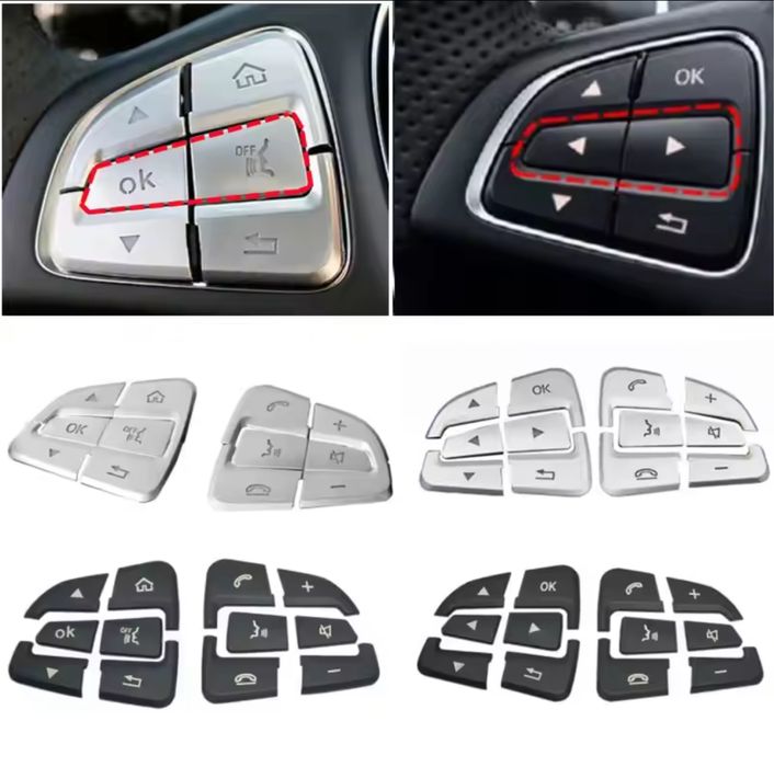 Ornament trim butoane comenzi volan Mercedes C Class GLC W205 X253