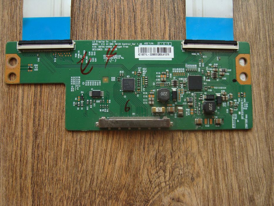 t-con - p/n6870c-0532a/ 0532b/ 0488a/ 0480a/ 0442b/0471d/0481a