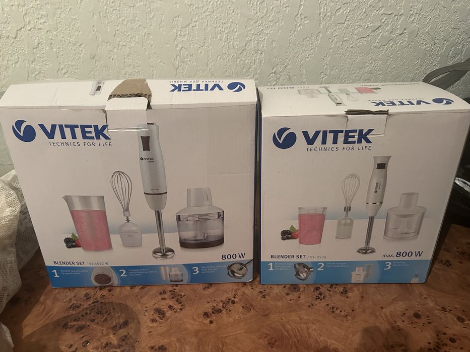 Продам два нерабочих кухонных блендера Vitek