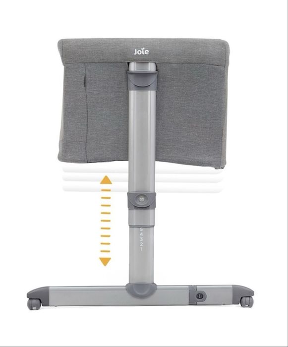 Patut Pliant Reglabil  cosleeper 2 in 1 Gri Roomie Gray Flannel, Joie