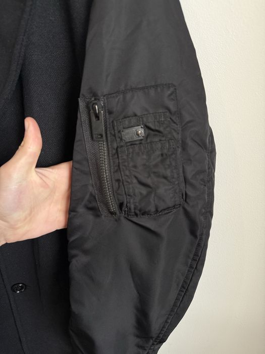 Мъжко вълнено палто Diesel Hybrid Bomber Jacket